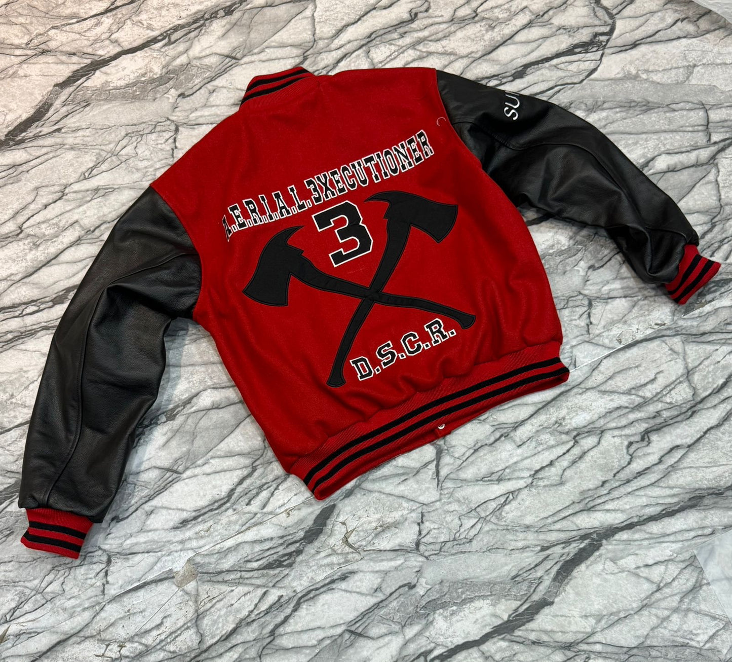 Classic Varsity w/ Leather Sleeves- Fully Customizable