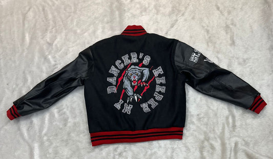 Classic Varsity w/ Leather Sleeves- Fully Customizable