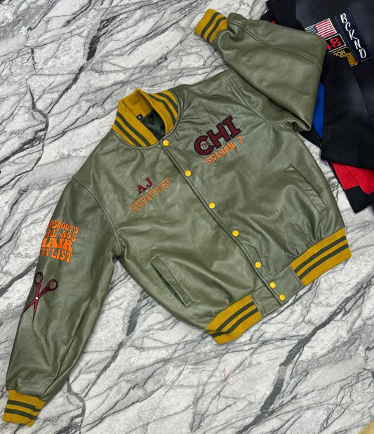 Leather Varsity- Fully Customizable